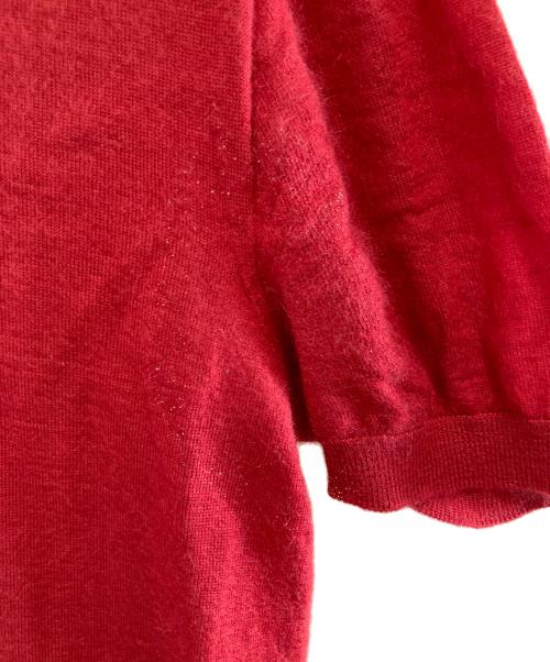 DOLCE & GABBANA（ドルチェ＆ガッバーナ）DOLCE & GABBANA (ドルチェ＆ガッバーナ) カシミヤアンサンブルカーディガン レッド サイズ:40の古着・服飾アイテム