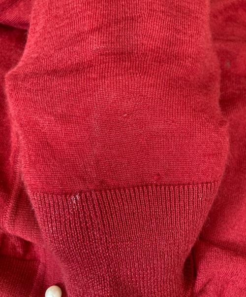 DOLCE & GABBANA（ドルチェ＆ガッバーナ）DOLCE & GABBANA (ドルチェ＆ガッバーナ) カシミヤアンサンブルカーディガン レッド サイズ:40の古着・服飾アイテム