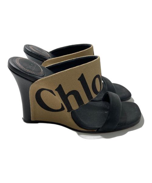 Chloe（クロエ）Chloe (クロエ) サンダル ブラック サイズ:36の古着・服飾アイテム