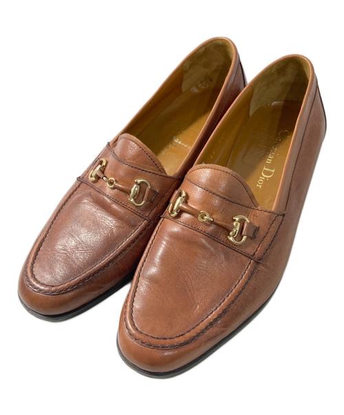 Christian Dior（クリスチャン ディオール）Christian Dior (クリスチャン ディオール) ビットローファー ブラウン サイズ:26.5cmの古着・服飾アイテム