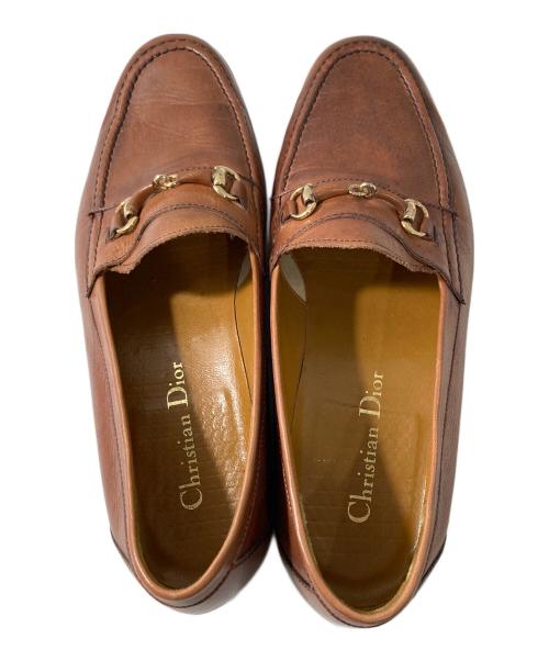 Christian Dior（クリスチャン ディオール）Christian Dior (クリスチャン ディオール) ビットローファー ブラウン サイズ:26.5cmの古着・服飾アイテム