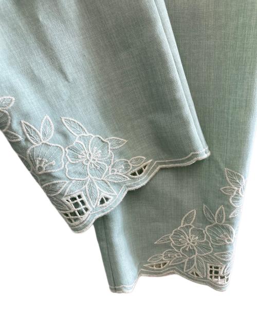 Ameri（アメリ）AMERI (アメリ) MEDI LACE EMBROIDERY COLLAR JACKET　0225106330780 グリーン サイズ:Mの古着・服飾アイテム