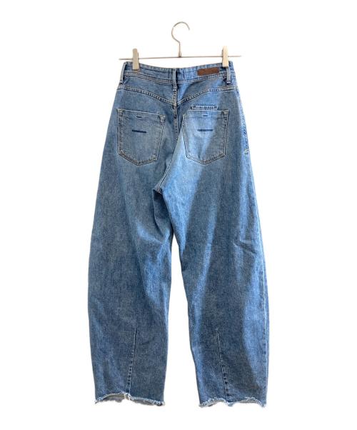 YANUK（ヤヌーク）YANUK (ヤヌーク) カーブテーパードパンツ　57141314 インディゴ サイズ:W24の古着・服飾アイテム