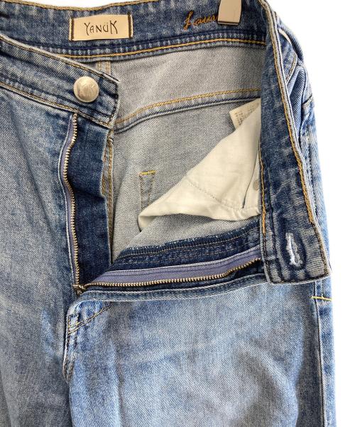 YANUK（ヤヌーク）YANUK (ヤヌーク) カーブテーパードパンツ　57141314 インディゴ サイズ:W24の古着・服飾アイテム