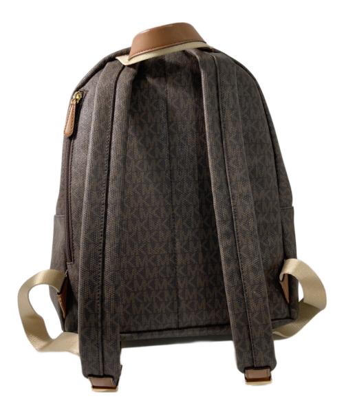 MICHAEL KORS（マイケルコース）MICHAEL KORS (マイケルコース) モノグラムリュック ブラウンの古着・服飾アイテム