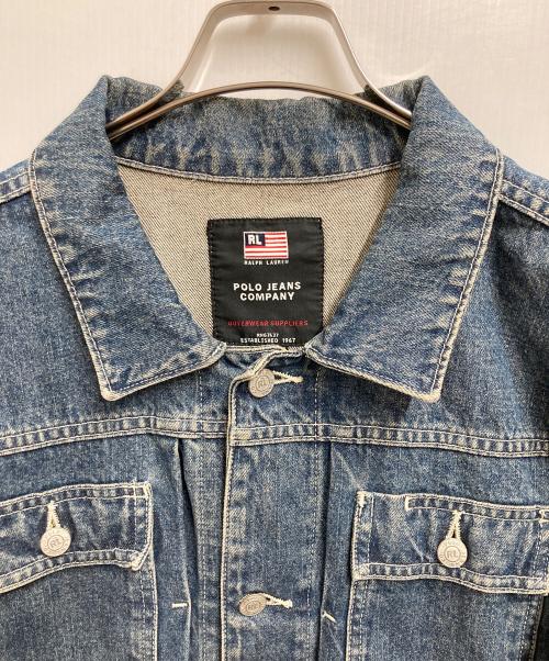POLO JEANS（ポロジーンズ）POLO JEANS (ポロジーンズ) デニムジャケット インディゴ サイズ:Lの古着・服飾アイテム