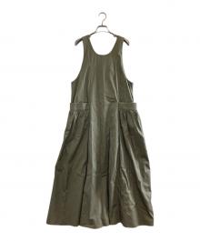 bilitis dix-sept ans（ビリティスディセッタン）の古着「Big Tabrier Dress」｜グリーン