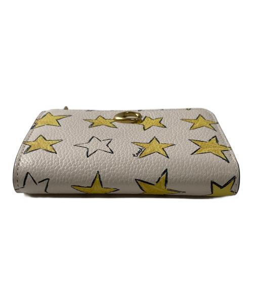 COACH（コーチ）COACH (コーチ) エッセンシャル Lジップキーケース スタープリント アイボリーの古着・服飾アイテム