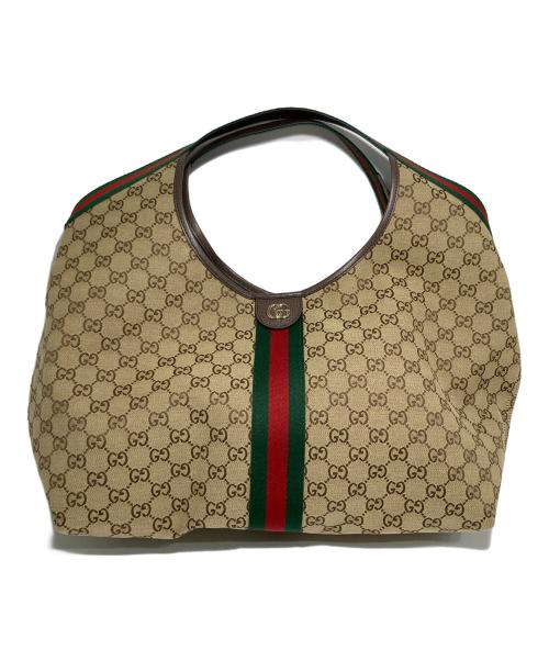 GUCCI（グッチ）GUCCI (グッチ) ジリオ ラージ トートバッグ　853971 ベージュの古着・服飾アイテム
