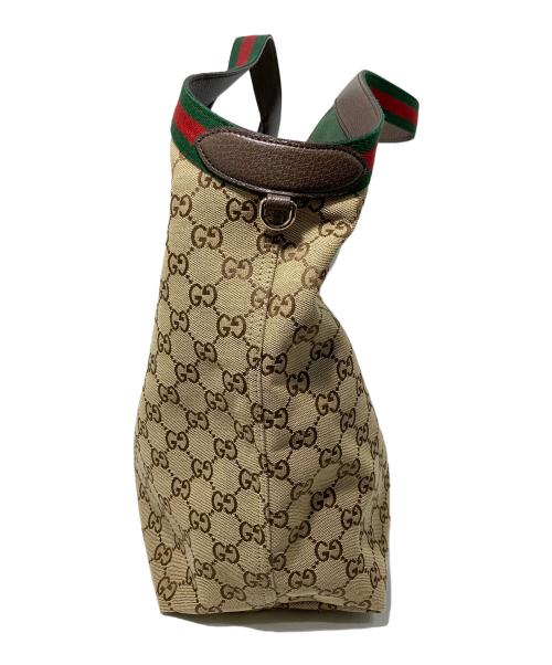 GUCCI（グッチ）GUCCI (グッチ) ジリオ ラージ トートバッグ　853971 ベージュの古着・服飾アイテム