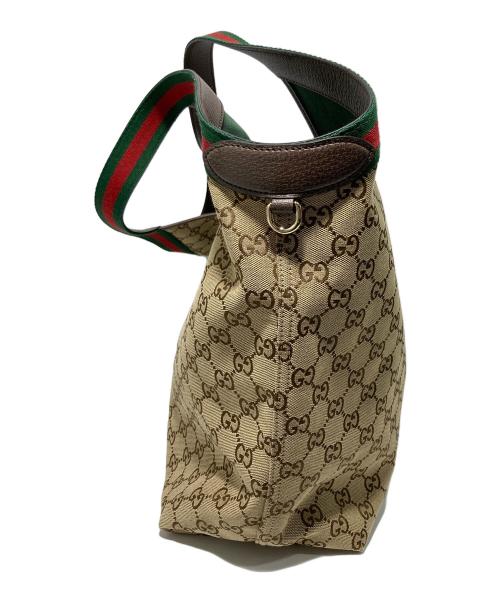GUCCI（グッチ）GUCCI (グッチ) ジリオ ラージ トートバッグ　853971 ベージュの古着・服飾アイテム