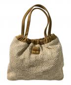 MARC JACOBSマークジェイコブス）の古着「The Summer Woven Cristina Tote」｜ベージュ