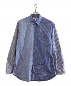 COMME des GARCONS SHIRTコムデギャルソンシャツ）の古着「ストライプシャツ」｜スカイブルー