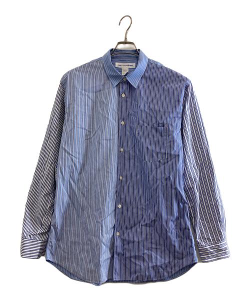COMME des GARCONS SHIRT（コムデギャルソンシャツ）COMME des GARCONS SHIRT (コムデギャルソンシャツ) ストライプシャツ スカイブルー サイズ:Lの古着・服飾アイテム