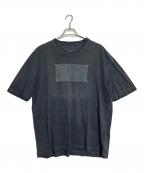 Maison Margielaメゾンマルジェラ）の古着「4ステッチ オーバーサイズ クルーネック半袖Tシャツ」｜ブラック