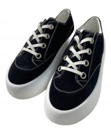 MM6 Maison Margiela（エムエムシックスメゾンマルジェラ）の古着「プラットフォームスニーカー」｜ブラック