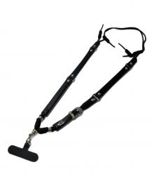 TOGA VIRILIS（トーガ ビリリース）の古着「LEATHER PHONE STRAP」｜ブラック