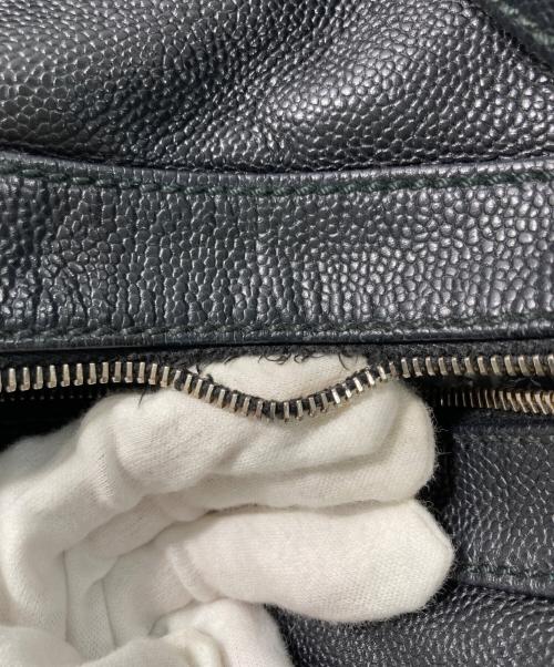 CHANEL（シャネル）CHANEL (シャネル) ウッドチェーンレザーワンショルダーバッグ ブラックの古着・服飾アイテム