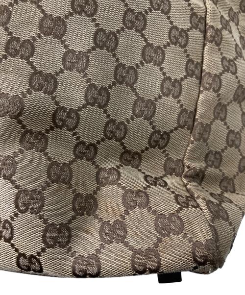 GUCCI（グッチ）GUCCI (グッチ) GGキャンバストートバッグ ブラウンの古着・服飾アイテム
