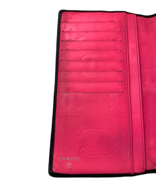 CHANEL（シャネル）CHANEL (シャネル) カンボンライン ココマーク長財布 ブラックの古着・服飾アイテム