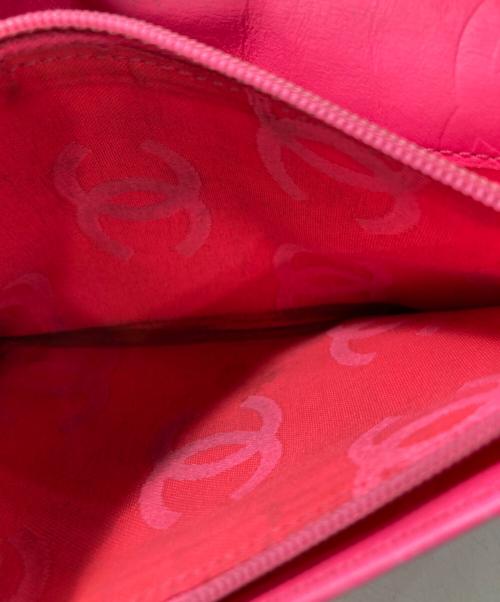 CHANEL（シャネル）CHANEL (シャネル) カンボンライン ココマーク長財布 ブラックの古着・服飾アイテム