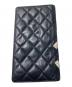 CHANEL (シャネル) カンボンライン ココマーク長財布 ブラック：15000円