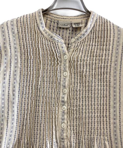 L.L.Bean（エルエルビーン）L.L.Bean (エルエルビーン) チロリアンワンピース ベージュ サイズ:Mの古着・服飾アイテム