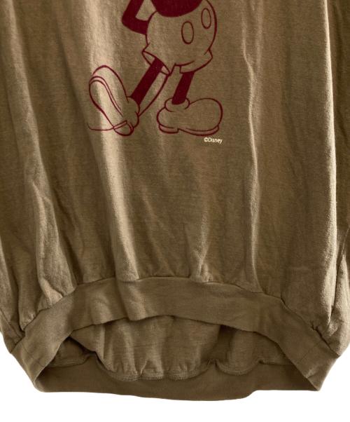 Americana（アメリカーナ）Americana (アメリカーナ) Disney (ディズニー) カットソー ブラウン サイズ:記載なしの古着・服飾アイテム