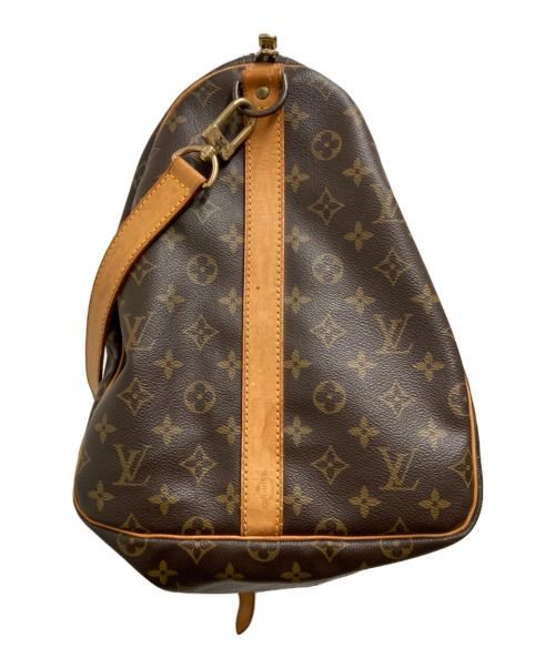 LOUIS VUITTON（ルイ ヴィトン）LOUIS VUITTON (ルイ ヴィトン) キーポル・バンドリエール55/ボストンバッグ ブラウンの古着・服飾アイテム