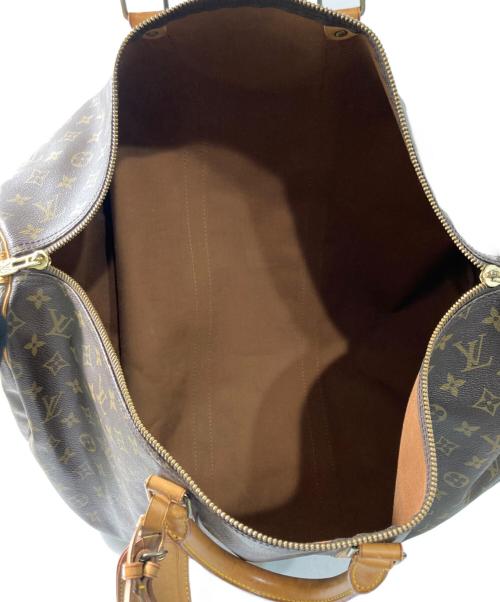 LOUIS VUITTON（ルイ ヴィトン）LOUIS VUITTON (ルイ ヴィトン) キーポル・バンドリエール55/ボストンバッグ ブラウンの古着・服飾アイテム