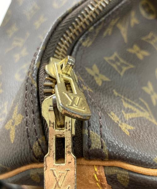 LOUIS VUITTON（ルイ ヴィトン）LOUIS VUITTON (ルイ ヴィトン) キーポル・バンドリエール55/ボストンバッグ ブラウンの古着・服飾アイテム