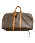 LOUIS VUITTON（ルイ ヴィトン）の古着「キーポル・バンドリエール55/ボストンバッグ」｜ブラウン