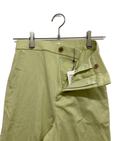 MACPHEE（マカフィー）MACPHEE (マカフィー) コットンレーヨンリネンストレッチ ストレートパンツ グリーン サイズ:32 未使用品の古着・服飾アイテム