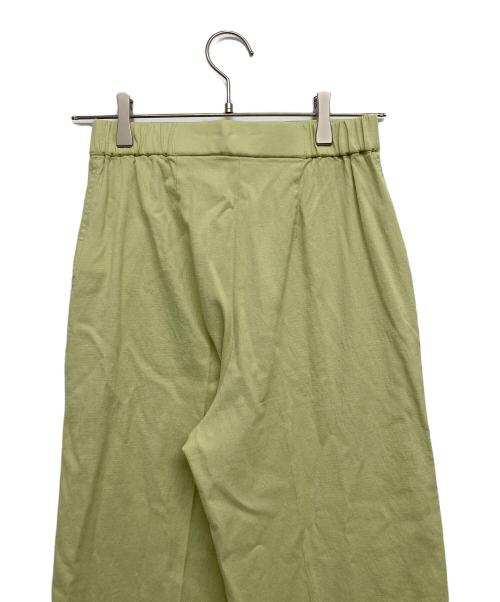 MACPHEE（マカフィー）MACPHEE (マカフィー) コットンレーヨンリネンストレッチ ストレートパンツ グリーン サイズ:32 未使用品の古着・服飾アイテム