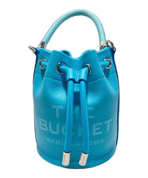 MARC JACOBS（マークジェイコブス）MARC JACOBS (マークジェイコブス) THE LEATHER BUCKET BAG スカイブルーの古着・服飾アイテム