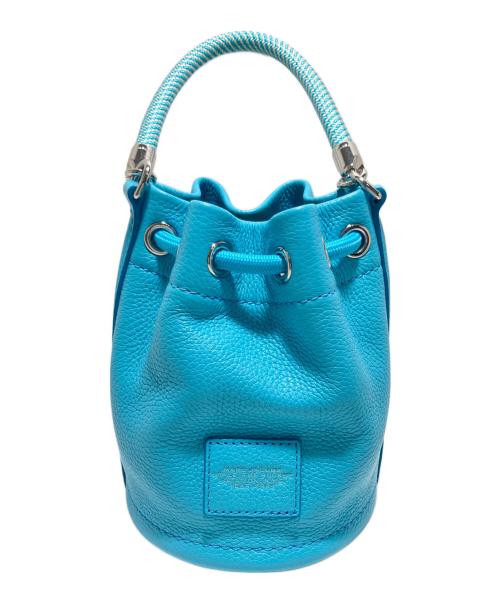 MARC JACOBS（マークジェイコブス）MARC JACOBS (マークジェイコブス) THE LEATHER BUCKET BAG スカイブルーの古着・服飾アイテム
