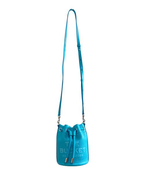 MARC JACOBS（マークジェイコブス）MARC JACOBS (マークジェイコブス) THE LEATHER BUCKET BAG スカイブルーの古着・服飾アイテム