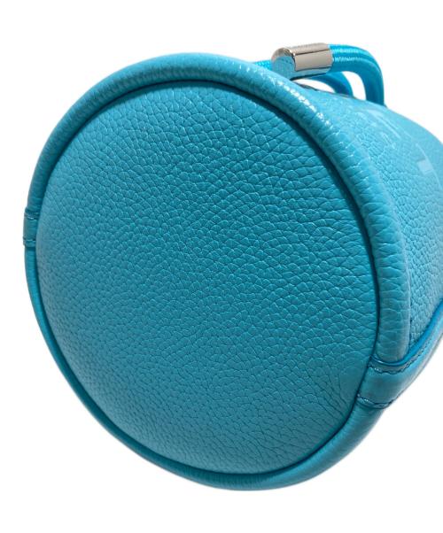 MARC JACOBS（マークジェイコブス）MARC JACOBS (マークジェイコブス) THE LEATHER BUCKET BAG スカイブルーの古着・服飾アイテム