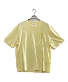 AMI Alexandre Mattiussi（アミアレクサンドルマテュッシ）の古着「ハートロゴ刺繍Tシャツ」｜イエロー