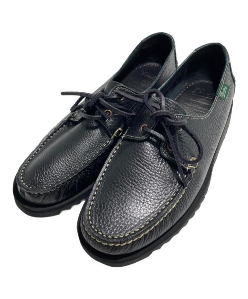 KAPTAIN SUNSHINE（キャプテンサンシャイン）KAPTAIN SUNSHINE (キャプテンサンシャイン) PARABOOT (パラブーツ) DOMINGUE デッキシューズ ブラック サイズ:71/2の古着・服飾アイテム
