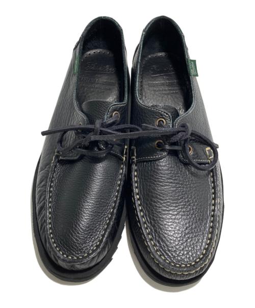 KAPTAIN SUNSHINE（キャプテンサンシャイン）KAPTAIN SUNSHINE (キャプテンサンシャイン) PARABOOT (パラブーツ) DOMINGUE デッキシューズ ブラック サイズ:71/2の古着・服飾アイテム