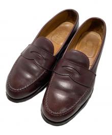 Alden（オールデン）の古着「カーフレザーコインローファー」｜ブラウン