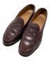 ALDEN（オールデン）の古着「カーフレザーコインローファー」｜ブラウン