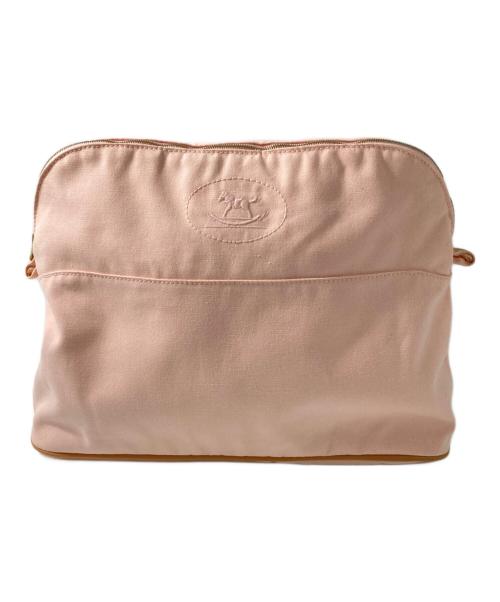 HERMES（エルメス）HERMES (エルメス) ボリードポーチ ピンクの古着・服飾アイテム