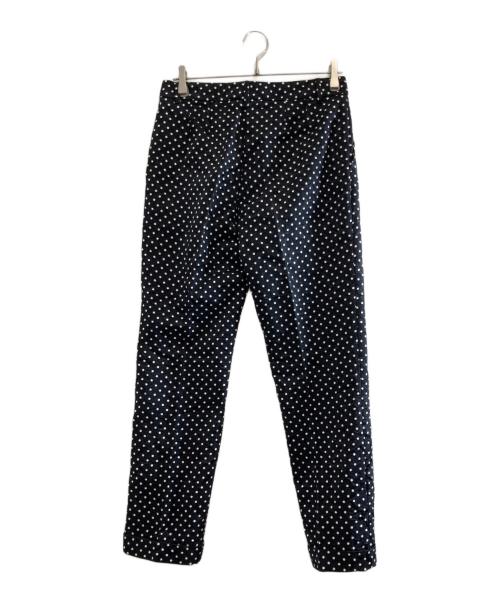 DOLCE & GABBANA（ドルチェ＆ガッバーナ）DOLCE & GABBANA (ドルチェ＆ガッバーナ) ドット柄ジャガードパンツ ブラック サイズ:40の古着・服飾アイテム