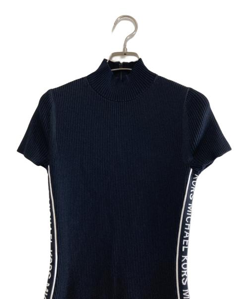 MICHAEL KORS（マイケルコース）MICHAEL KORS (マイケルコース) ニットワンピース ブラック サイズ:S 未使用品の古着・服飾アイテム