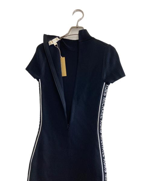 MICHAEL KORS（マイケルコース）MICHAEL KORS (マイケルコース) ニットワンピース ブラック サイズ:S 未使用品の古着・服飾アイテム