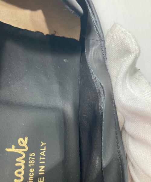 Ferrante（フェランテ）FERRANTE (フェランテ) スエードコインローファー ブラック サイズ:アウトソール27.5（6）の古着・服飾アイテム