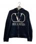 VALENTINO（ヴァレンティノ）の古着「ロゴジップパーカー」｜ブラック