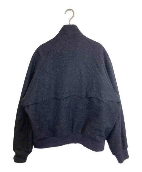 BLURHMS（ブラームス）blurhms (ブラームス) Wool Gabardine Harrington Jacket/ハリントンジャケット ブラック サイズ:3の古着・服飾アイテム